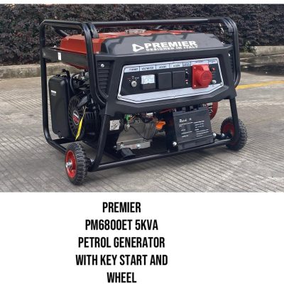5KVA PETROL GENERATOR WITH KEY START AND WHEEL